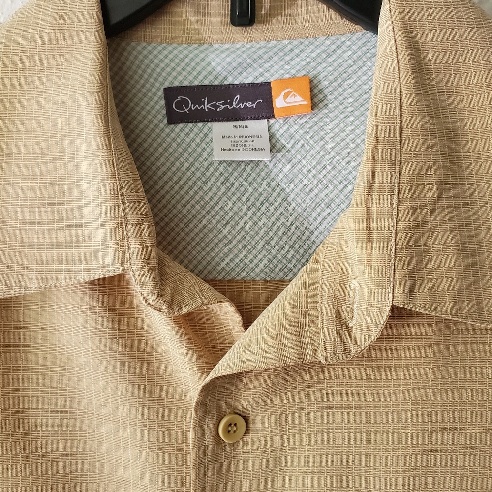 Quiks Silver Man dress shirt short loves